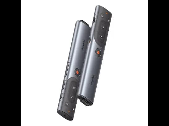 Baseus Orange Dot AI Wireless Presenter – Grey- 6 Months Warranty (3)