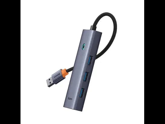 Baseus 4-Port HUB Flite Series USB A to 4 x USB 3.0 – Space Grey – Metal – 6 Months Warranty (2)