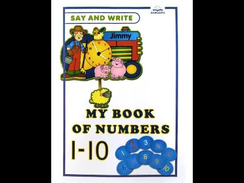 Say and Write My Book of Numbers 1-10