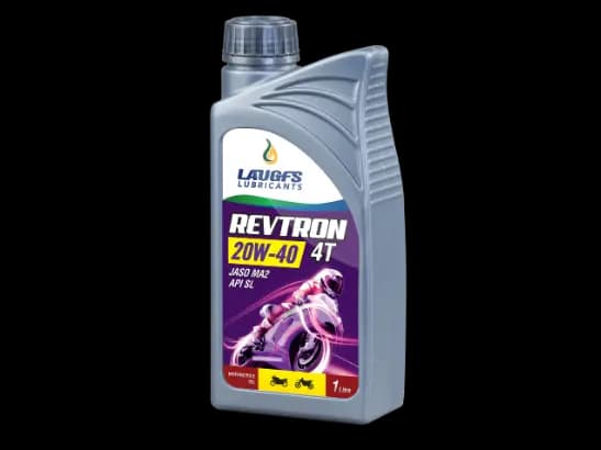 LAUGFS REVTRON 4T (20W-40) API SL/JASO MA2 | MOTORCYCLE OIL