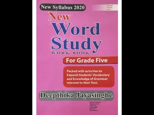 New Word Study Work Book – New Syllabus 2020– Grade 5