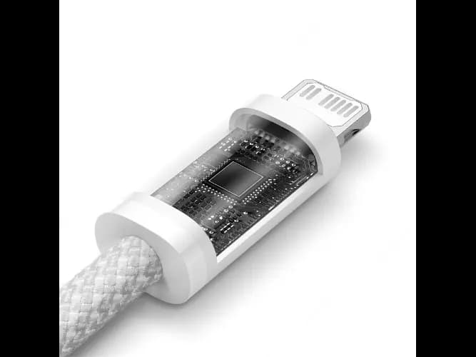 Baseus Dynamic Series 1M Fast Charging Data Cable Type-C to Lightning 20W White – CALD000002 – 6 Months Warranty (7)