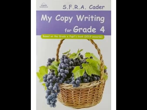 My Copy Writing For Grade 4