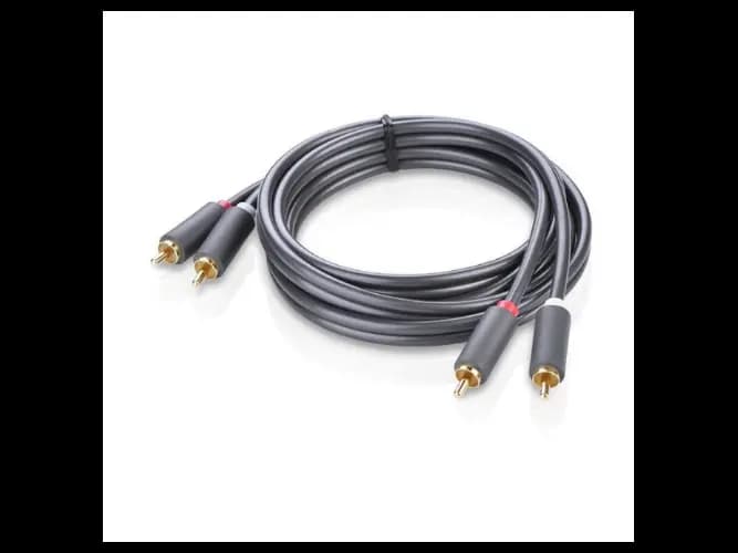 Ugreen 10520 2RCA Male To 2RCA Male Cable 5m – Black