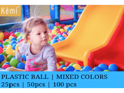 KEMI BABY BALL SET | KIDS BALL | BALLS TOYS FOR KIDS | MULTICOLORED PLASTIC BALLS | 25 BALLS IN 1 PACK | HIGH QUALITY