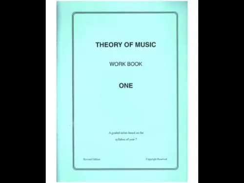 Theory Of Music Work Book 1