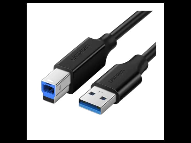 Ugreen 10372 USB 3.0 AM To BM Print Cable 2M – Black