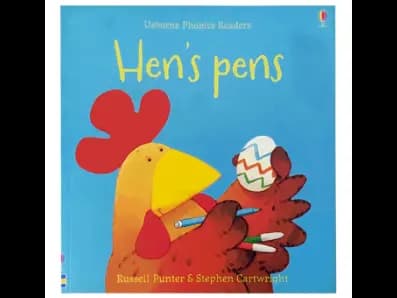 Usborne Phonics Readers: Hen’s Pens