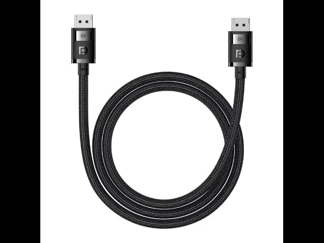 Baseus 1.5m DP 8K to DP 8K High Definition Series Adapter Cable Cluster Black – B00633706111-01 – 6 Months Warranty