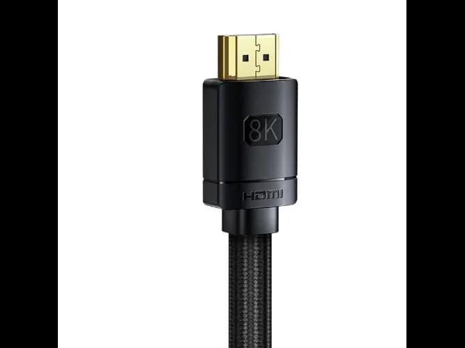 Baseus 3M 8K High Definition Series HDMI to HDMI Adapter Cable Black, 8K 60Hz, 3D, HDR, 48Gbps, – CAKGQ-L01 – 6 Months Warranty (3)