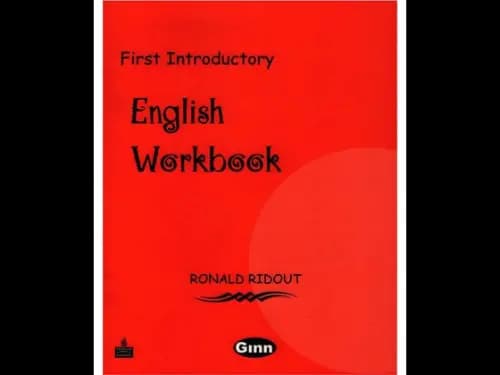 English Work Book First Introductory