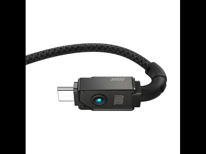 Baseus 1m Unbreakable Series Fast Charging Data Cable Type-C to Type-C 100W Cluster Black – P10355800111-00 – 6 Months Warranty (3)
