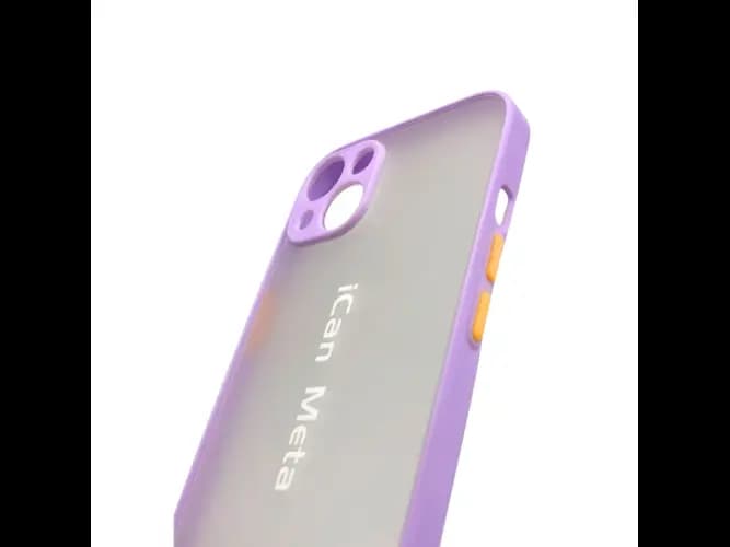 IPhone 13 Purple color soft case phone cover/ Back cover (5)