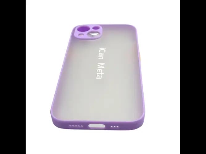 IPhone 13 Purple color soft case phone cover/ Back cover (2)