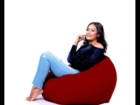 Classic Medium Leather Beanbags