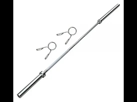 OLYMPIC CHROME BAR - 4ft – 6ft : 320KG Weight Loading , 7ft : 450kg Weight Loading With Spring collars