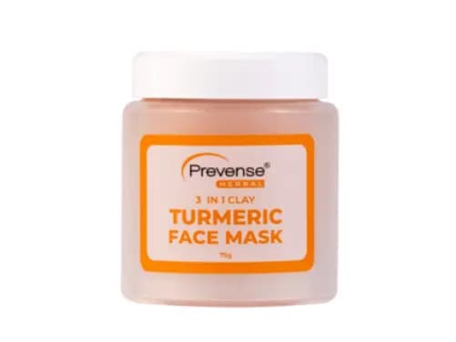 3 IN 1 CLAY TURMERIC MASK - PREVENSE
