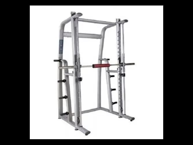 Smith Machine - allows you to train multiple muscle groups in full safety
