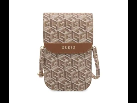 Guess Universal Phone Pouch/Wallet Gcube Stripe - High-quality synthetic leather  with 19×11.5x2cm dimension