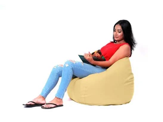 Classic Small Leather Beanbags (2)