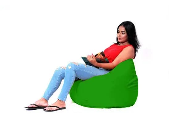 Classic Small Leather Beanbags (4)