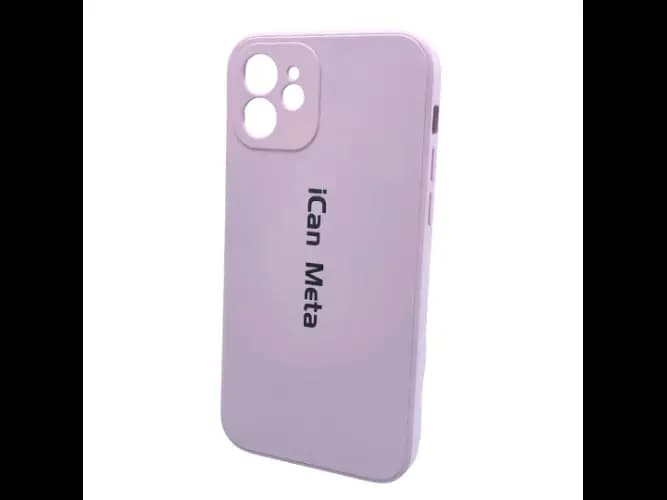 Purple iPhone12 soft case phone cover (3)