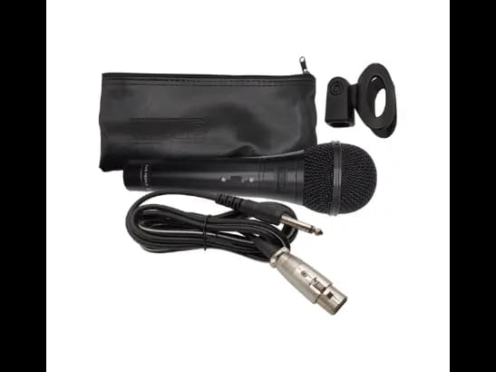 Ahuja AUD-760 Wired Microphone - Cardioid Characteristic Multi Purpose. Cable with 3-pin professional XLR connector. Quick detachable microphone holder. (2)
