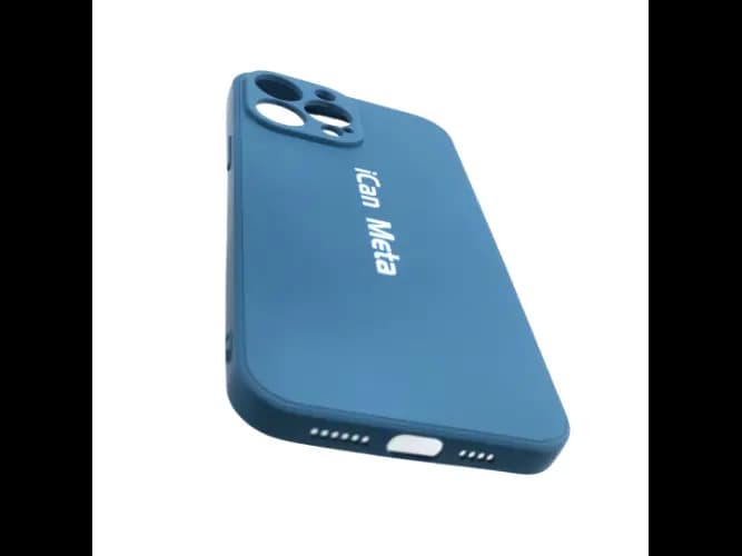 IPhone 13promax Navy blue soft case phone cover/ Backcover (3)