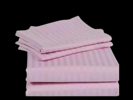 Egyptian Strips King Size Bedsheet With 2 Pillow Covers (90"x100") (4)