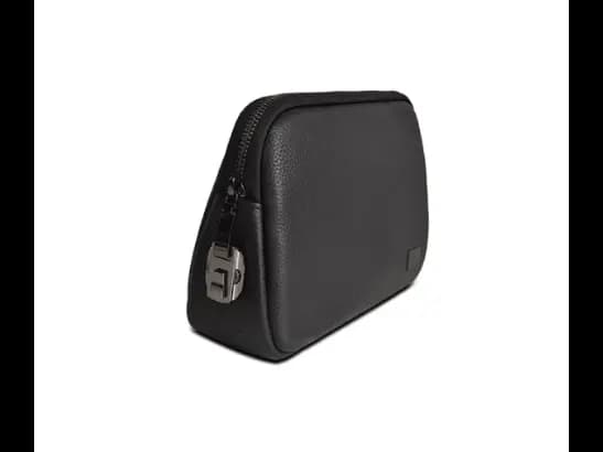 Wiwu Alpha Fingerprint Lock Clutch Bag black colour with PU Material (3)