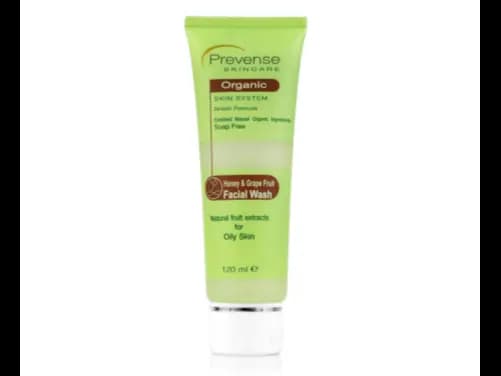 HONEY & GRAPE FRUIT FACIAL WASH FOR OILY SKIN120ml - PREVENSE
