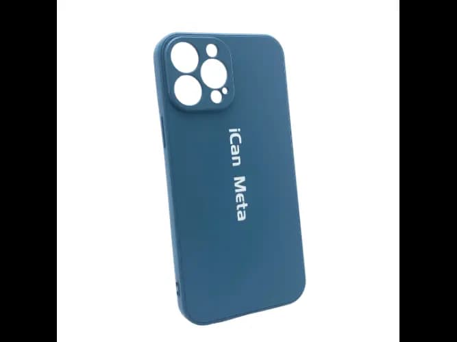 iPhone 13promax Navy blue soft case phone cover/ Backcover