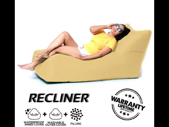 Recliner Leather Beanbags (2)