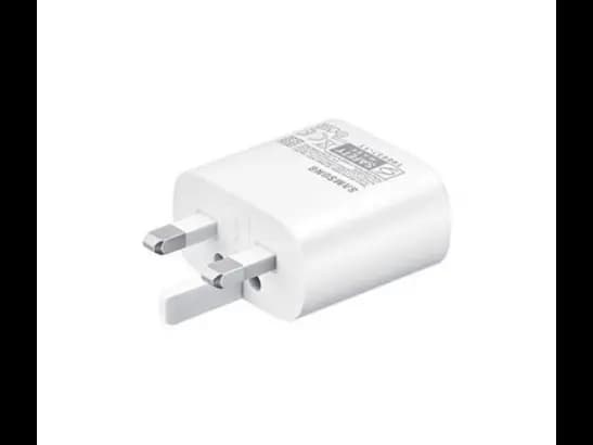 Samsung 25W Adapter USB-C 3 Pin White - Super Fast Charging to stay ready , Compatible with various devices , Enjoy the flexibility of the USB Type-C (2)