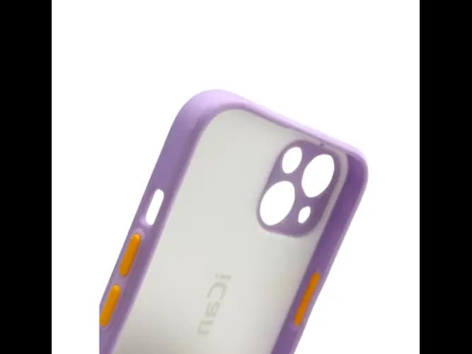IPhone 13 Purple color soft case phone cover/ Back cover (4)