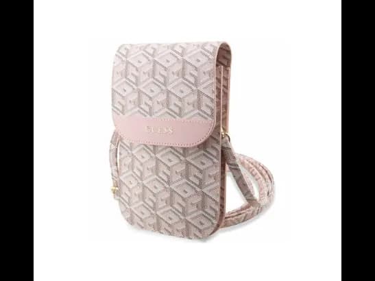 Guess Universal Phone Pouch/Wallet Gcube Stripe - High-quality synthetic leather  with 19×11.5x2cm dimension (4)