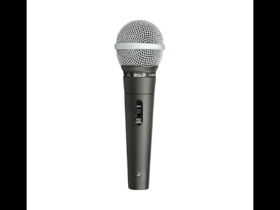 Ahuja AUD-98XLR Dynamic Corded Mic with High output neodymium cartridge Excellent intelligibility and wide frequency 2M Twin core shielded low noise cable