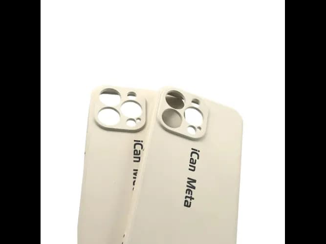 IPhone 13pro white soft case phone cover / Back covers (5)