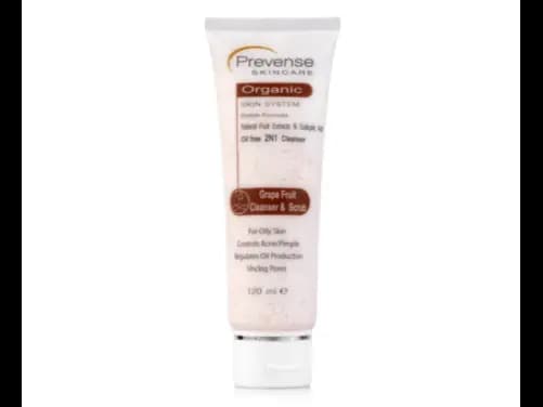 GRAPE FRUIT SCRUB & CLEANSER FOR OILY SKIN 120ML - PREVENSE