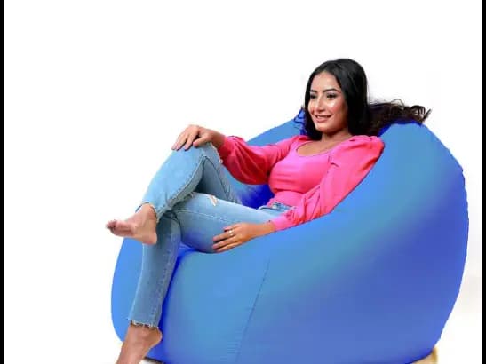 Classic XXL Leather Beanbags (4)