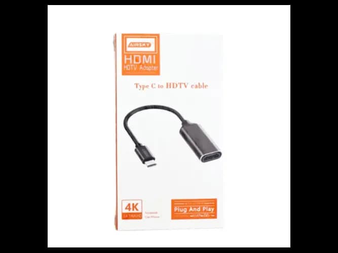 Airsky Type C To HDTV Cable HC-03 - Stable signal transmission , Universal Compatibility with 1 month warranty (3)