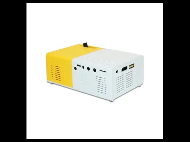 YG300S Yellow Mini Projector - Built-in speaker. Compact and portable.23 languages available (2)