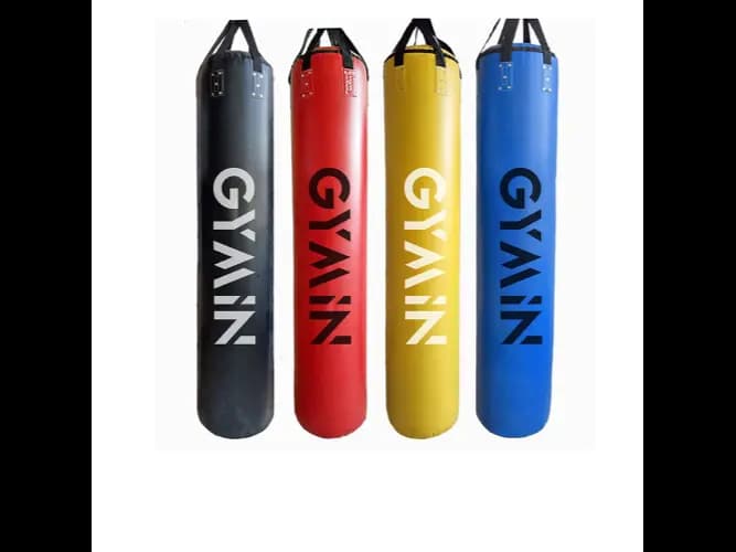 LEATHER THAI BANANA SAND BAG - Blue, Red, Black, Yellow colours
