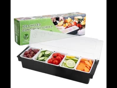 PLASTIC CONDIMENT BAR (2)