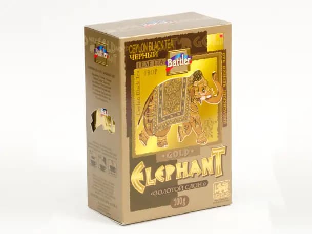 Battler - Leaf Tea - Ceylon Black Tea -FBOP- GOLD ELEPHANT