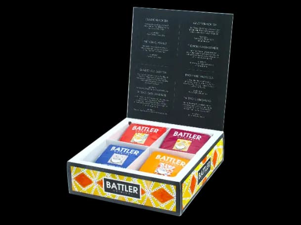 BATTLER ORIGINAL - BLACK TEA-ENVELOPED TEA BAGS (4 x 10 x 2g)