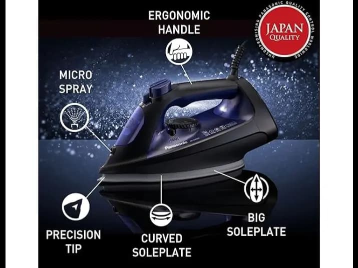 PANASONIC Iron Ni U550C - Achieve quick results with powerful 2400W. (2)