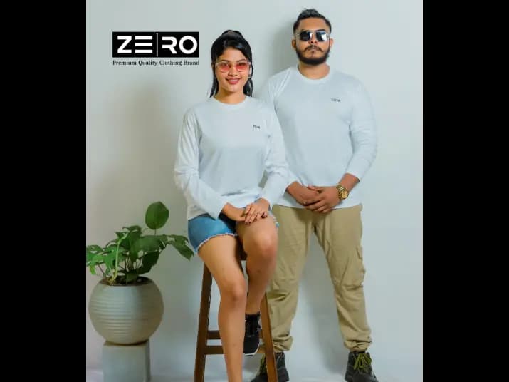 Couple Regular Fit Long Sleeve T-Shirt - White (3)