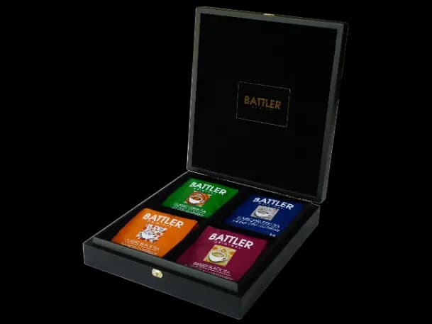 WOODEN BOX - BATTLER ORIGINAL - ENVELOPED TEA BAGS (4 x 5 x 2g)
