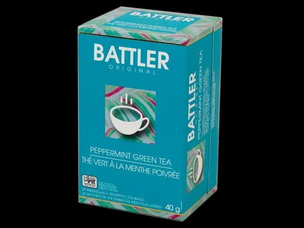 BATTLER ORIGINAL - ENVELOPE TEA BAG PEPERMINT GREEN TEA